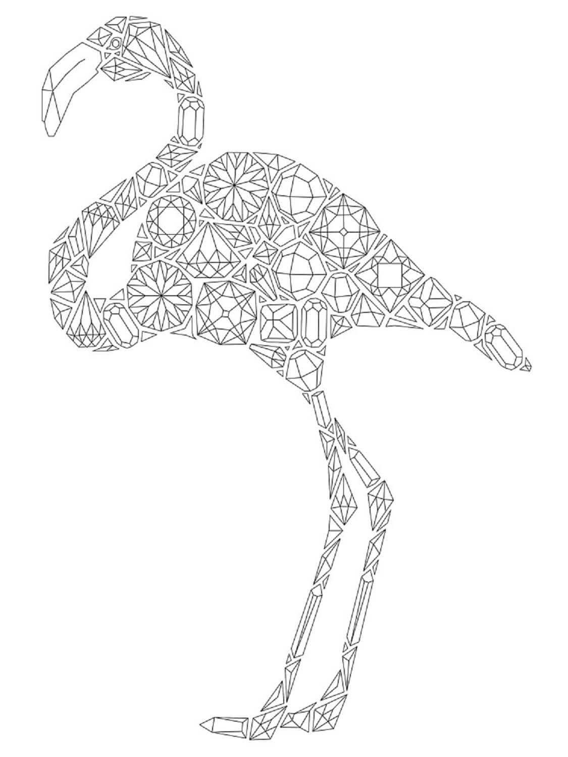 Mandala Flamingo Coloring Page Mandalas