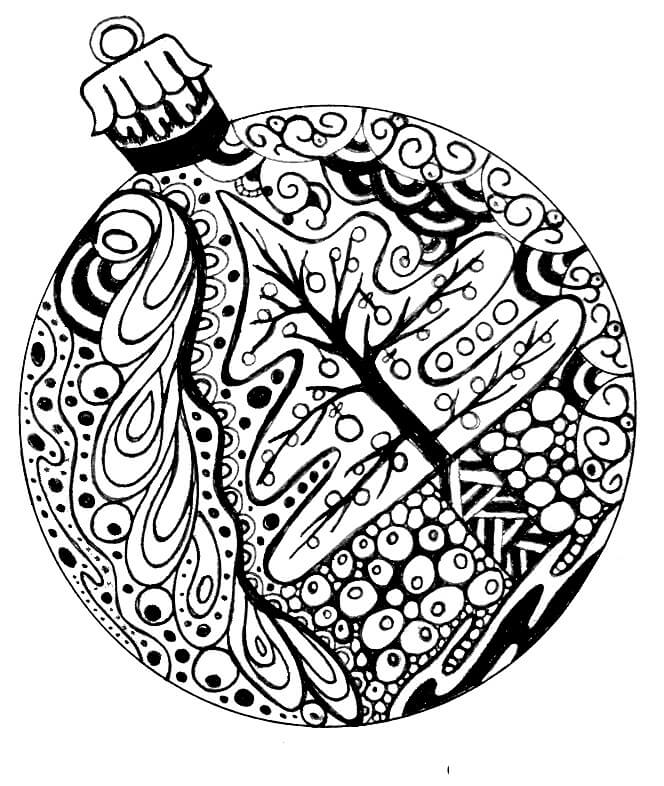 Coloriage Mandala: Noël Feuille 8 Mandalas