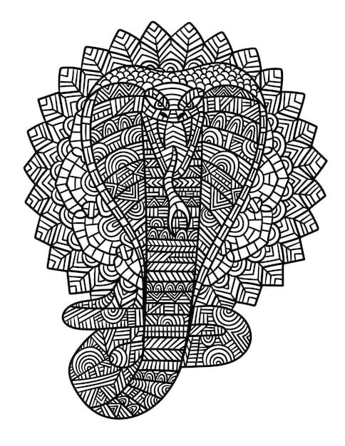 Coloriage Mandala: Joli serpent Mandalas