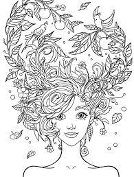 Coloriage Mandala: Cheveux Feuille 3 Mandalas
