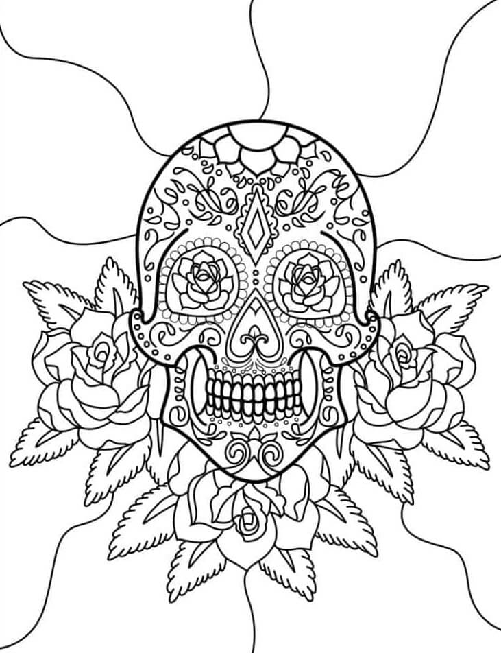 Coloriage Mandala Crâne Mandalas