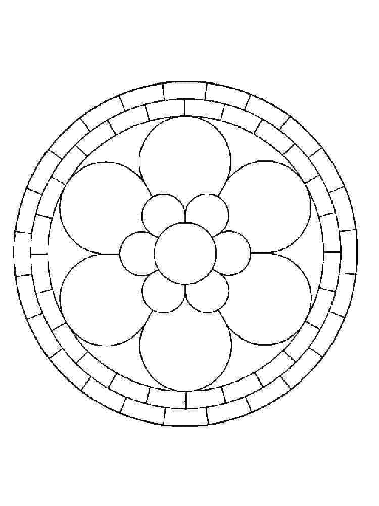 Simple Mandala 7 Coloring Page Mandalas