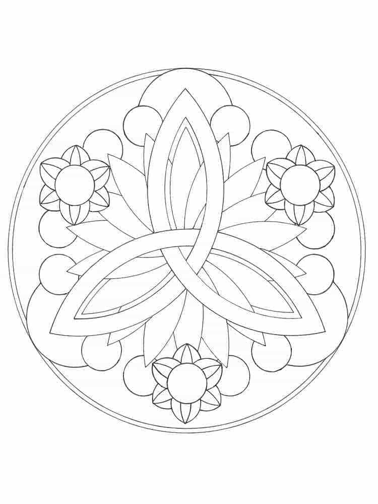Coloriage Mandala: Gratuit et simple Mandalas