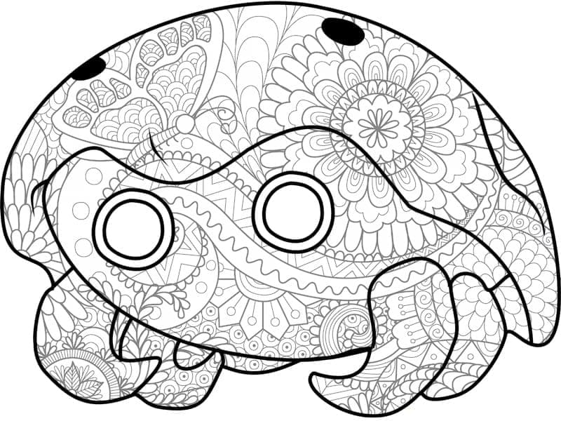 Coloriage Mandala: Pokémon Kabuto Mandalas