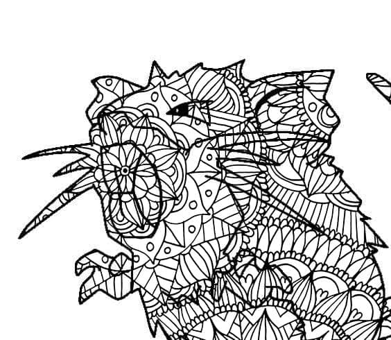 Coloriage Mandala: Pokémon Rattatac Mandalas