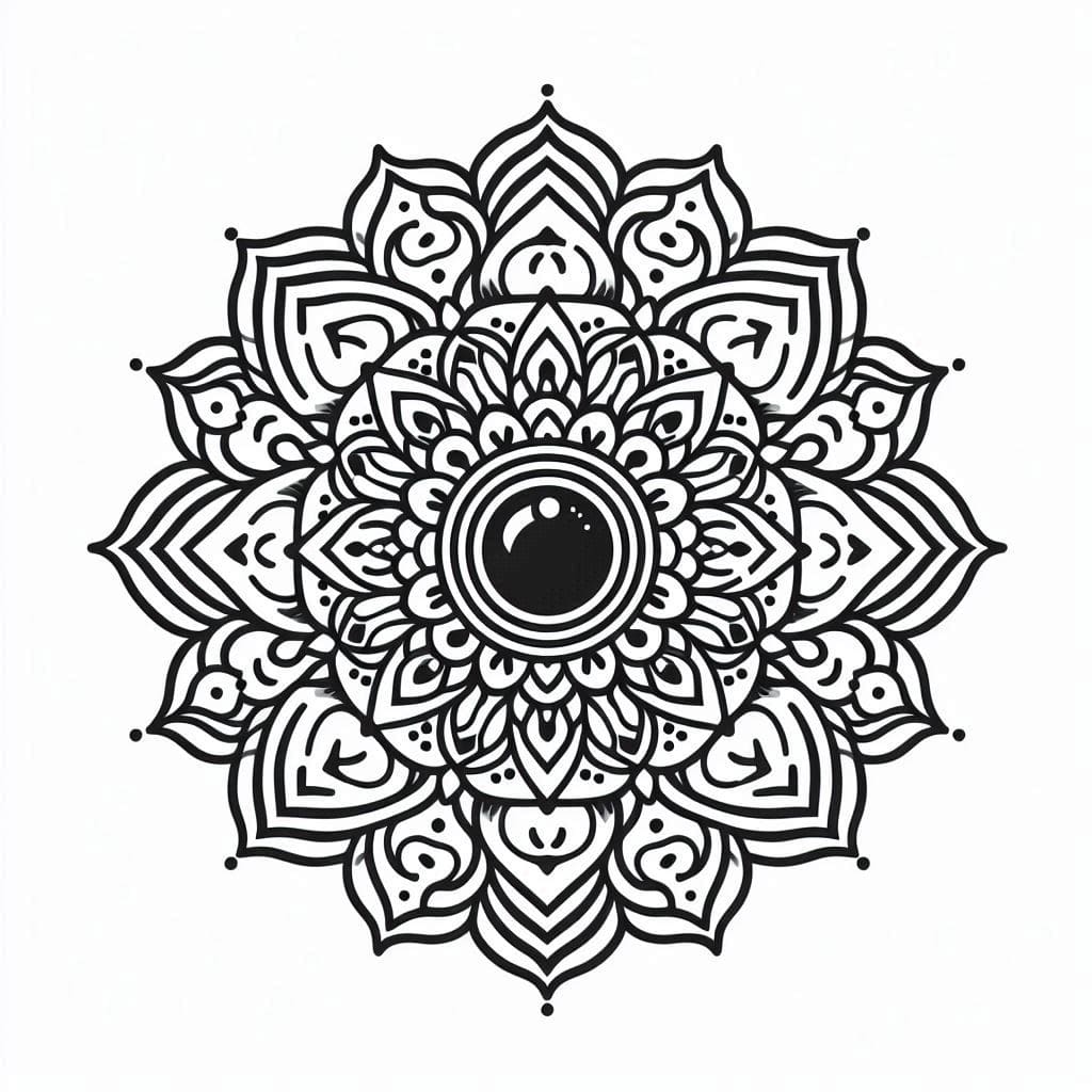 Coloriage Mandala: Adorable Chakra Mandalas