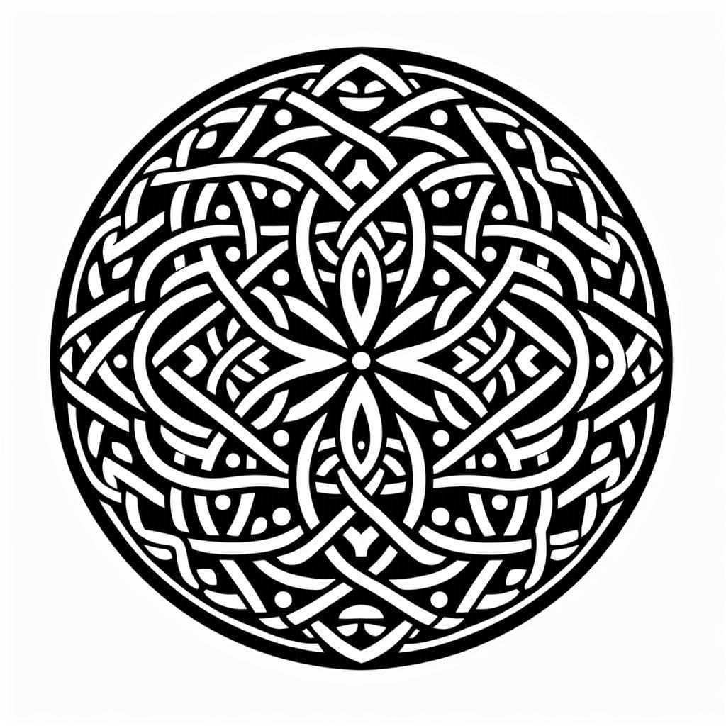 Coloriage Mandala: Gratuit Celtique Mandalas