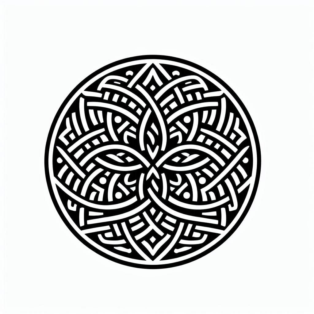 Free Printable Celtic Mandala Coloring Page Mandalas