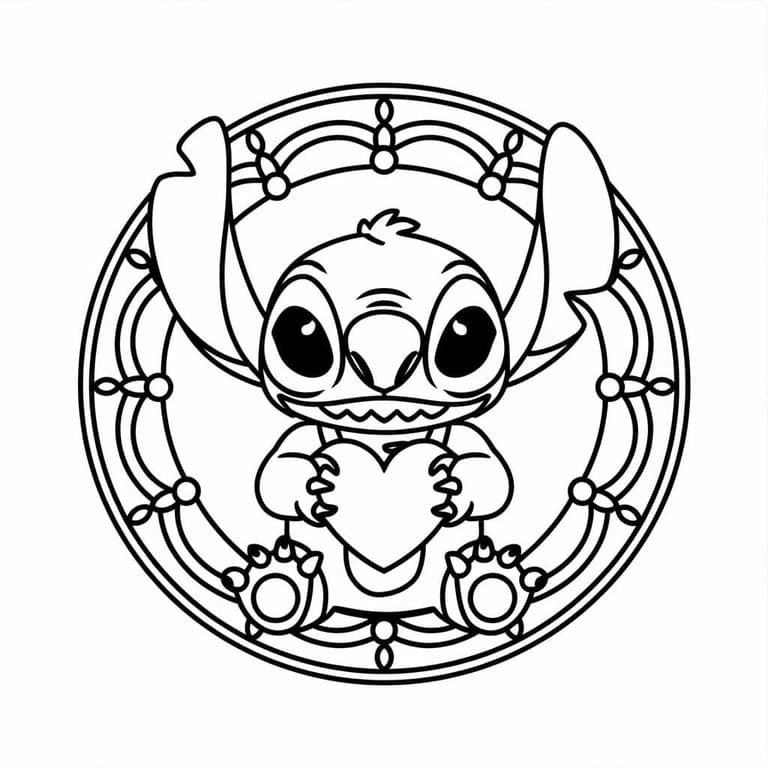 Coloriage Mandala: Facile Stitch Mandalas