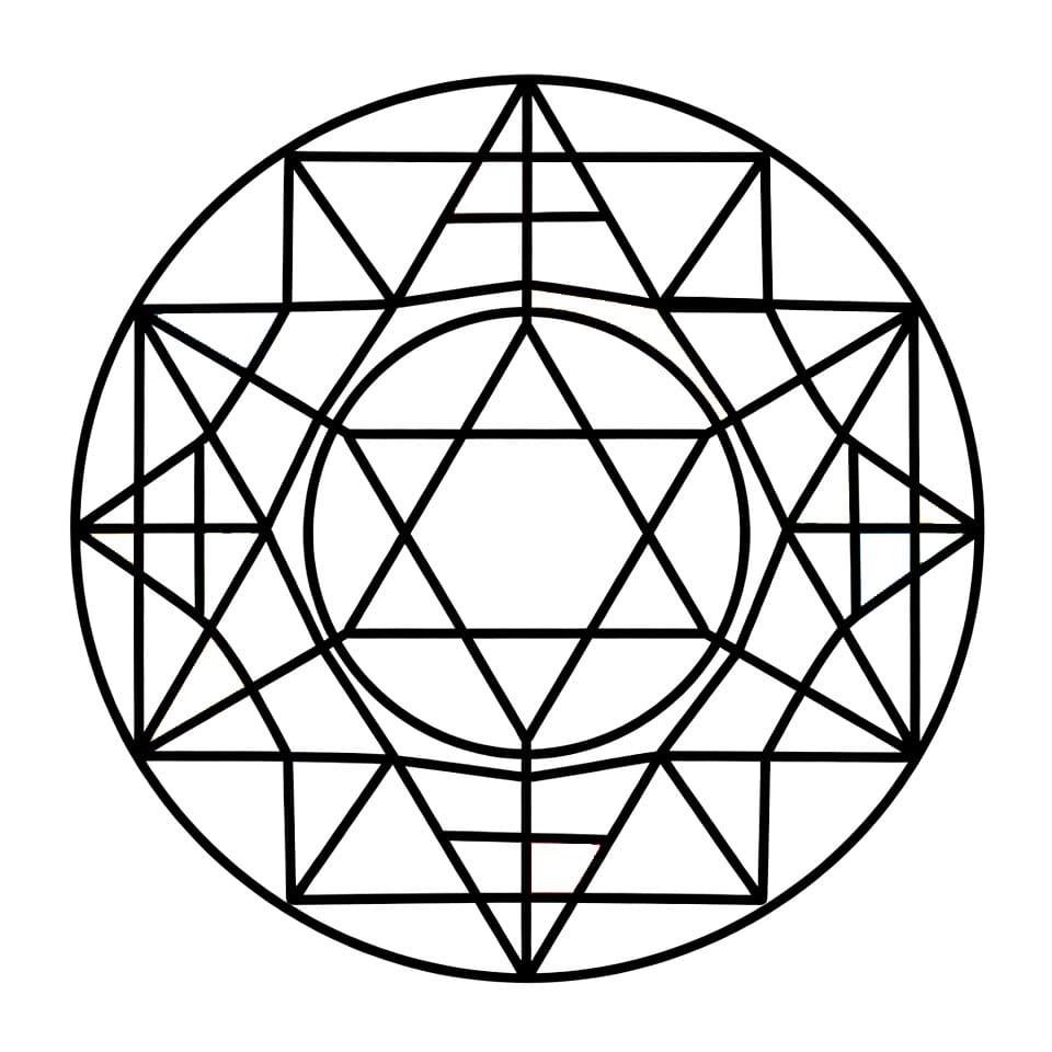 Coloriage Mandala: Imprimable Gratuit Geometry Mandalas