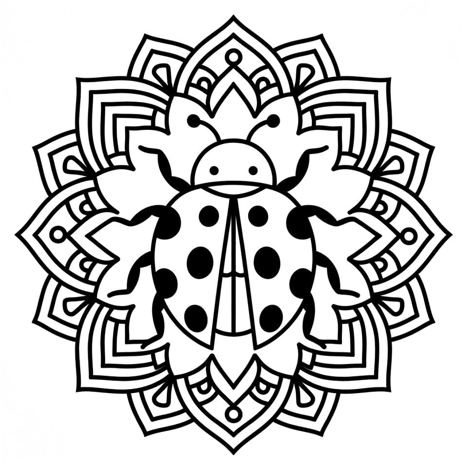 Belle Coccinelle Mandalas